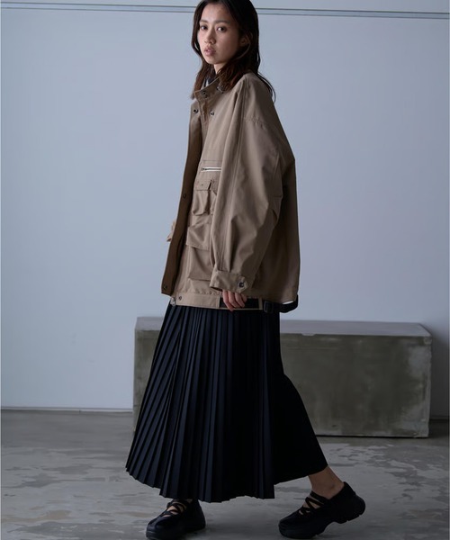 c/est(シーエ)の「c/est/シーエ EESTERA エスター プリーツ ロングスカート 秋物 秋服 2026年秋冬(スカート・レディース・ブラック/ブラウン・FREE)」の16枚目の写真