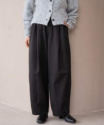 coen | ウールライク裏起毛イージーカーブパンツ【Youtube紹介アイテム】(スラックス)