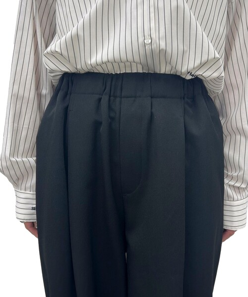 coen（コーエン）の「ウールライク裏起毛イージーカーブパンツ【Youtube紹介アイテム】（スラックス・レディース・モカ/ベージュ/ダークグレー/ブラック・L/M/S）」の13枚目の写真