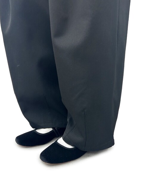 coen（コーエン）の「ウールライク裏起毛イージーカーブパンツ【Youtube紹介アイテム】（スラックス・レディース・モカ/ベージュ/ダークグレー/ブラック・L/M/S）」の15枚目の写真