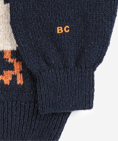 BOBO CHOSES（ボボショーズ）の「La Ocaセーター【キッズ】（ニット/セーター・キッズ・ネイビー・100/110/120/130/140）」の10枚目の写真
