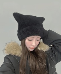 FOLLOWIN（フォロウィン）の「シャギーふわもこニットビーニー（ニットキャップ/ビーニー）」