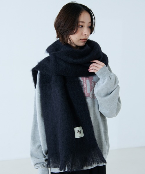 814 EZCARAY / エスカライ】モヘアストール / マフラー / 大判