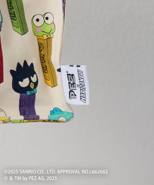 はぴだんぶい×PEZ(ペッツ)×ear】コラボコットントートバッグM（トート