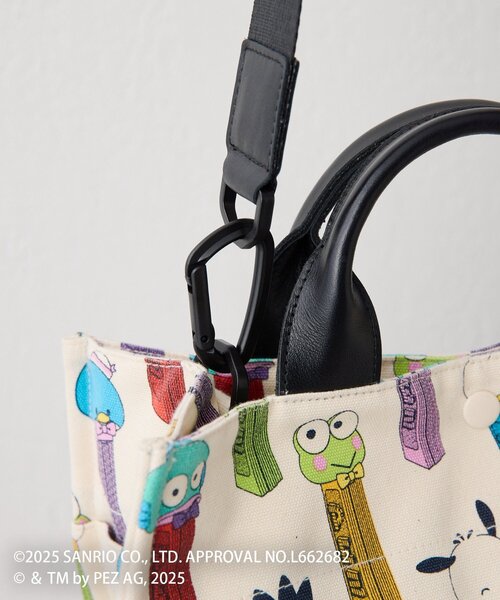 はぴだんぶい×PEZ(ペッツ)×ear】コラボコットントートバッグM（トート