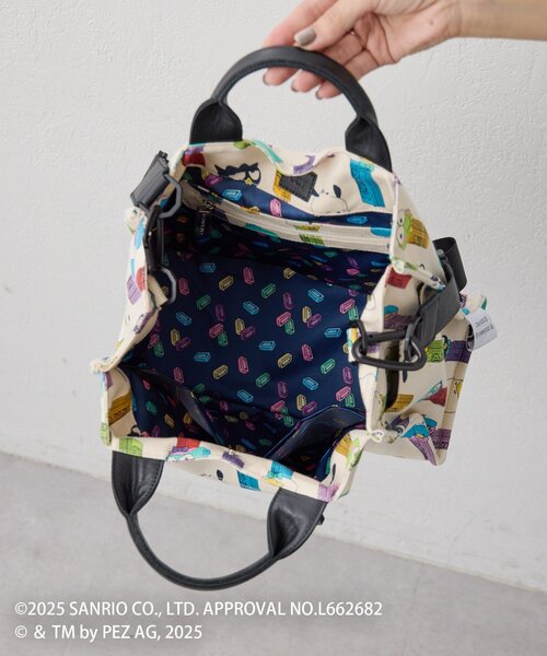 ear PAPILLONNER(イアパピヨネ)の「【はぴだんぶい×PEZ(ペッツ)×ear】コラボコットントートバッグM(トートバッグ・レディース・アイボリー・FREE)」の14枚目の写真
