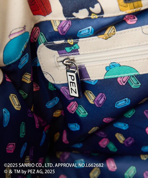 ear PAPILLONNER(イアパピヨネ)の「【はぴだんぶい×PEZ(ペッツ)×ear】コラボコットントートバッグM(トートバッグ・レディース・アイボリー・FREE)」の16枚目の写真