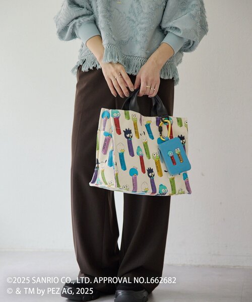 はぴだんぶい×PEZ(ペッツ)×ear】コラボコットントートバッグM（トート