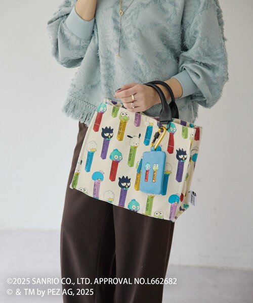 はぴだんぶい×PEZ(ペッツ)×ear】コラボコットントートバッグM（トート