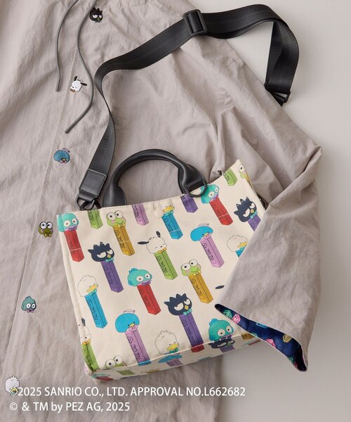 はぴだんぶい×PEZ(ペッツ)×ear】コラボコットントートバッグM（トート