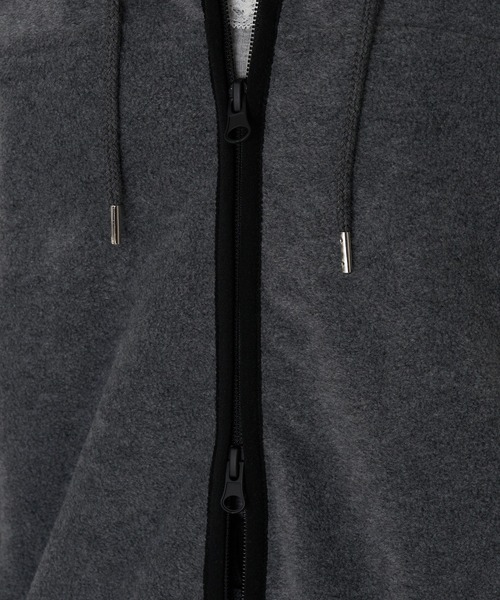 RAY CASSIN(レイカズン)の「フードジップフリース(スウェット・レディース・チャコールグレー/ベージュ系その他2/ブルー/ライトベージュ・FREE)」の17枚目の写真