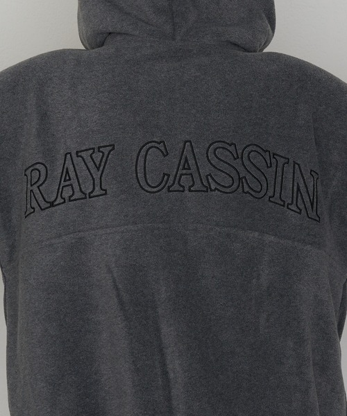 RAY CASSIN(レイカズン)の「フードジップフリース(スウェット・レディース・チャコールグレー/ベージュ系その他2/ブルー/ライトベージュ・FREE)」の18枚目の写真