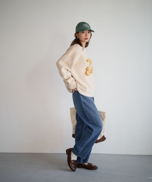 BAYFLOW（ベイフロー）の「[トレンドシルエット]タックカーブデニム（デニムパンツ・レディース・インディゴブルー/ブラック・SMALL/MEDIUM）」の9枚目の写真