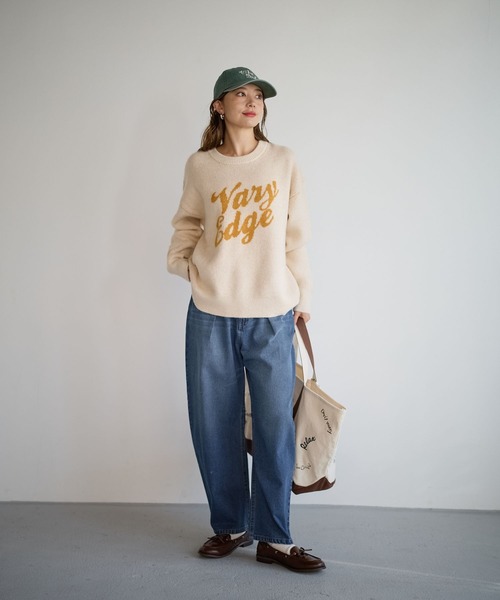 BAYFLOW（ベイフロー）の「[トレンドシルエット]タックカーブデニム（デニムパンツ・レディース・インディゴブルー/ブラック・SMALL/MEDIUM）」の10枚目の写真