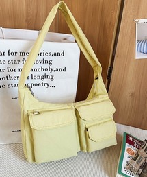 ショルダーバッグ（イエロー/黄色系・ナイロン）ファッション通販