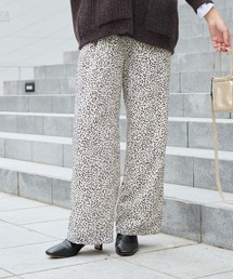 MICA&DEAL | レオパードプリントストレートパンツ(その他パンツ)