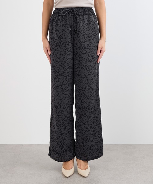 MICA&DEAL（マイカ＆ディール）の「レオパードプリントストレートパンツ（その他パンツ・レディース・チャコールグレー/ベージュ・FREE）」の14枚目の写真