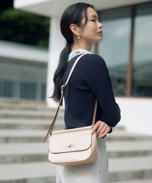 フラップポシェット / ショルダーバッグ（ショルダーバッグ）｜green