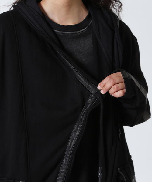 KMRii（ケムリ）の「KMRii/ケムリ/Black Raven Drape CD/LS（カーディガン/ボレロ・メンズ・ブラック・2）」の6枚目の写真