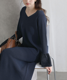 La TOTALITE | 【洗える】セットアップニット(ワンピース)