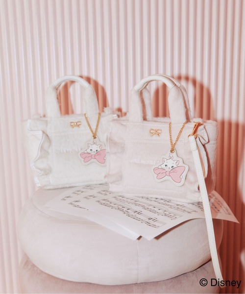 JILL by JILL STUART(ジルバイジルスチュアート)のDisney Marie/ミニフリルトートバッグ(トートバッグ)