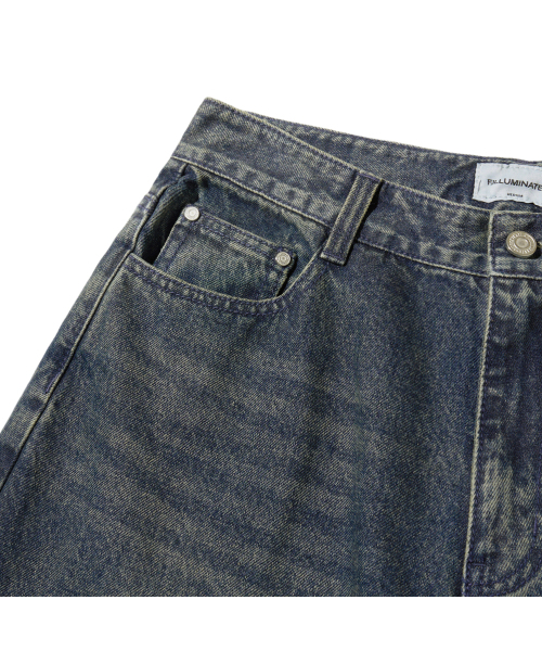 F.ILLUMINATE（フィルミネイト）の「タイラインデニムパンツ-インディゴ（デニムパンツ・レディース・その他・SMALL/MEDIUM/LARGE）」の7枚目の写真