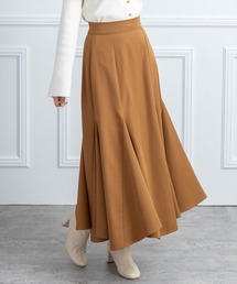 CLEAR BASIC | 【低身長用サイズ有】十二枚ハギドレープマーメイドスカート[オフィスカジュアル 着回し抜群 大人 フェミニン]≪AW新作≫(スカート)