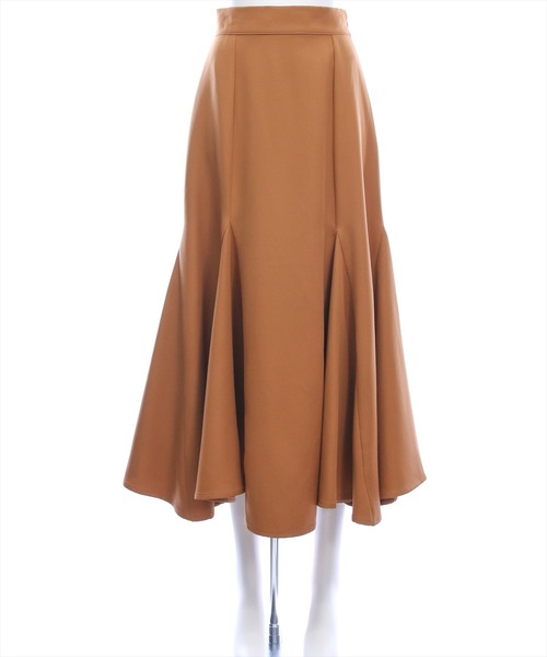CLEAR BASIC（クリアベーシック）の「【低身長対応／サイズ展開あり】十二枚ハギドレープマーメイドスカート[オフィスカジュアル 着回し抜群 大人 フェミニン]（スカート・レディース・グレイッシュベージュ/ブラック/キャメル・PF/F）」の7枚目の写真