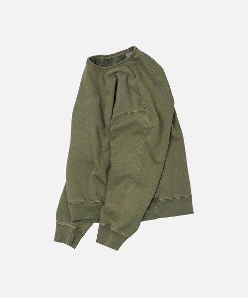 FRIZMWORKS(フリズムワークス)の「OG PIGMENT DYEING SWEATSHIRT 003 _ GREEN(スウェット・メンズ・その他・MEDIUM/LARGE/X-LARGE/SMALL)」の2枚目の写真