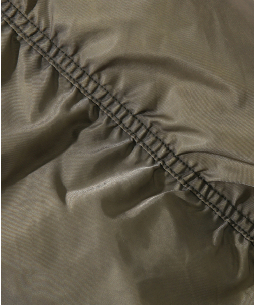 DIMITRI BLACK（ディミトリブラック）の「VLAD ダイングダーティウォッシュドエビエーター航空ジャケット_オリーブ（MA-1・レディース・その他・LARGE/MEDIUM）」の14枚目の写真