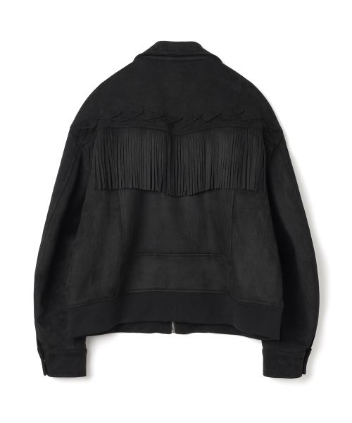 MILLO WOMEN（ミロウーマン）の「フリンジウェスタンジャケット[ブラック]（その他アウター・レディース・その他・SMALL/MEDIUM）」の2枚目の写真
