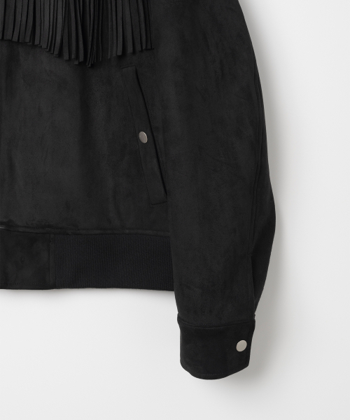 MILLO WOMEN（ミロウーマン）の「フリンジウェスタンジャケット[ブラック]（その他アウター・レディース・その他・SMALL/MEDIUM）」の4枚目の写真