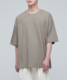 エクストラオーバーサイズクルーネックTシャツ[ダスティベージュ]