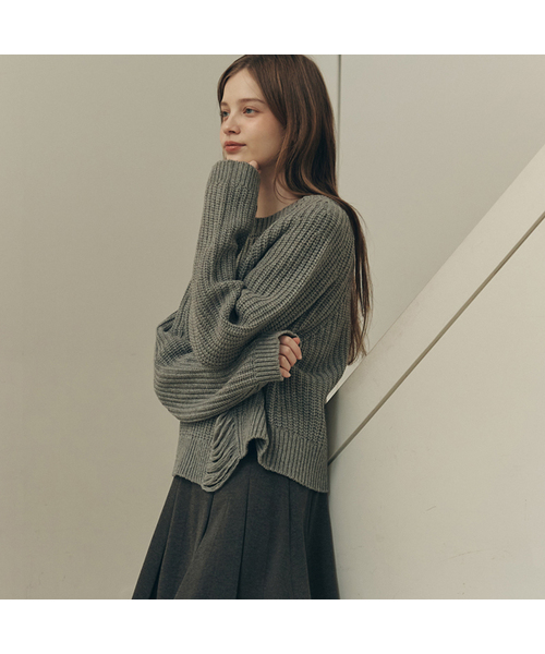 デミジポイントスウェット / グレー