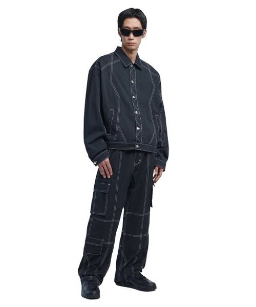 NOMANUAL（NOMANUAL）の「S.N WORK PANTS - BLACK（その他パンツ・レディース・その他・MEDIUM/LARGE/SMALL）」の4枚目の写真
