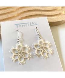 【TOMEI LAB】タティングレース ピアス(MA)
