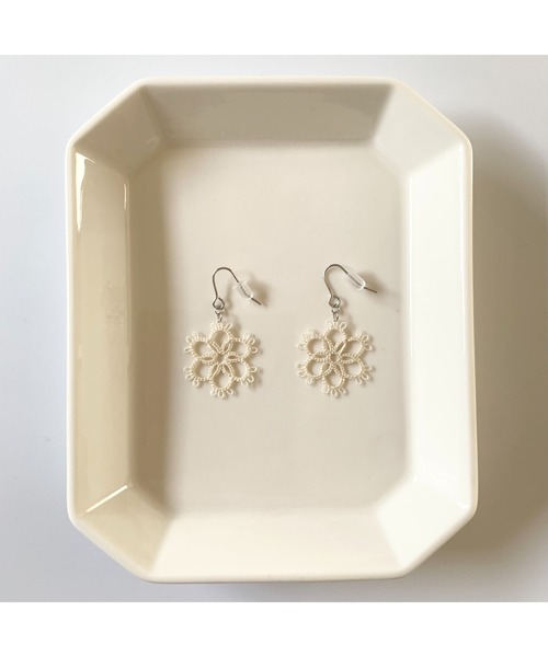 tone(トーン)の「【TOMEI LAB】タティングレース ピアス(MA)(ピアス(両耳用)・レディース・その他・FREE)」の6枚目の写真