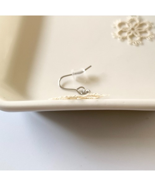 tone(トーン)の「【TOMEI LAB】タティングレース ピアス(MA)(ピアス(両耳用)・レディース・その他・FREE)」の8枚目の写真