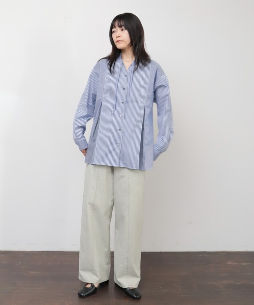 ピグメントダイ ワイドストレートパンツ | NOMBRE IMPAIR