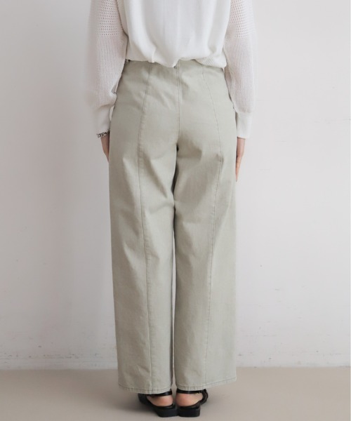 ピグメントダイ ワイドストレートパンツ | NOMBRE IMPAIR