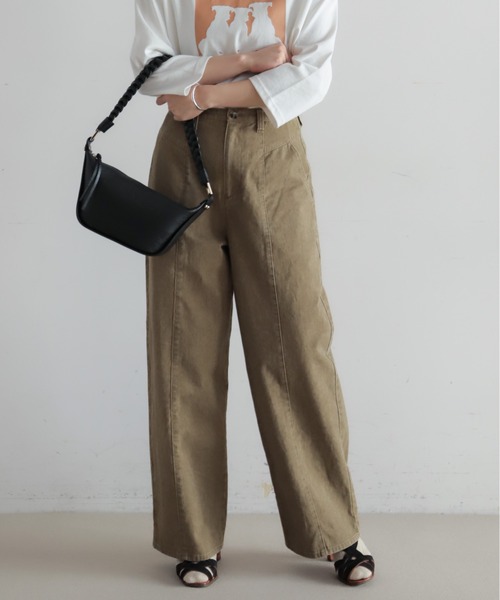 ピグメントダイ ワイドストレートパンツ | NOMBRE IMPAIR