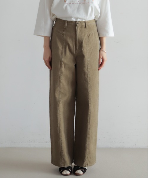 ピグメントダイ ワイドストレートパンツ | NOMBRE IMPAIR