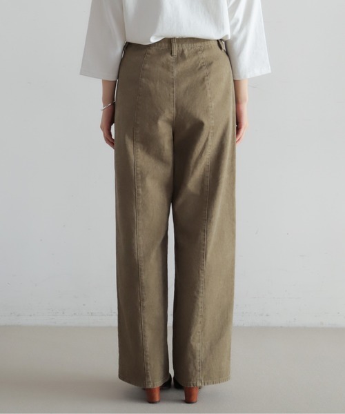 だいずページ ピグメントダイ ワイドストレートパンツ | NOMBRE IMPAIR