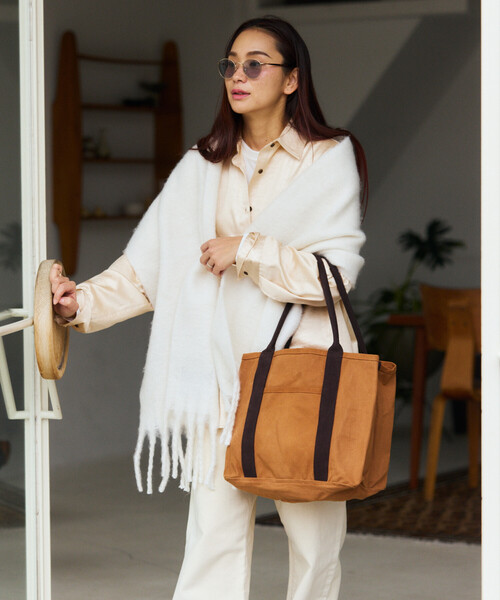 DULTON(ダルトン)の「DULTON/ダルトン WORKER BAG ワーカーズ トートバッグ(トートバッグ・メンズ・キャメル/チャコールグレー/ナチュラル・ONE SIZE)」の12枚目の写真