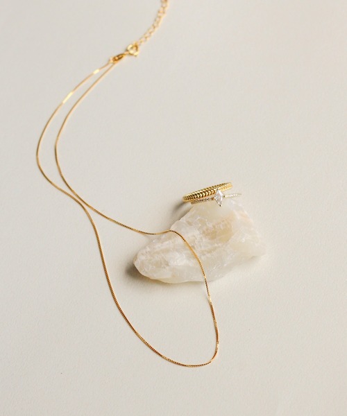 WEB限定】silver925 ベネチアンチェーンネックレス 0.6mm（ネックレス