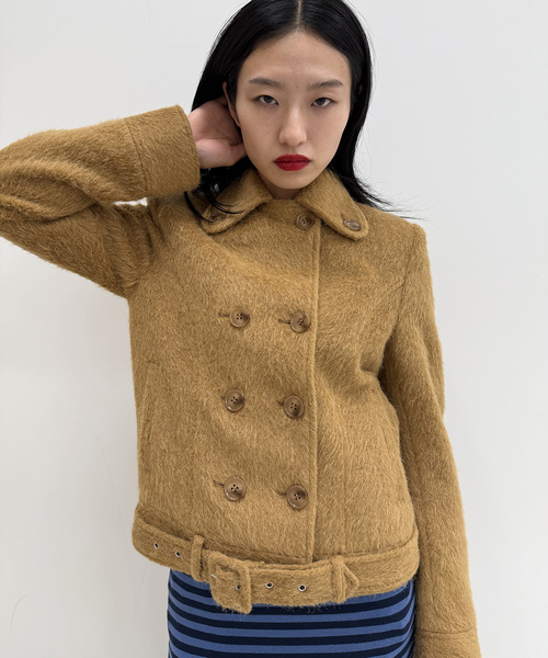 Oriens JOURNAL STANDARD シャギージャケット　キャメル シャギージャケット（その他ブルゾン／アウター）｜Oriens JOURNAL