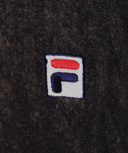 REDYAZEL（レディアゼル）の「［FILA×REDYAZEL］ケーブルニットポロミニワンピース（ワンピース・レディース・ネイビー/ブラウン/レッド/オフホワイト・FREE）」の12枚目の写真