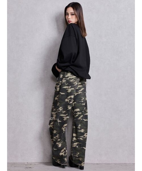 GYDA(ジェイダ)の「【WEB限定カラーあり】GY bijouスウェットプルオーバー(スウェット・レディース・ミント/その他3/ピンク/ブラック/オフホワイト・FREE)」の9枚目の写真