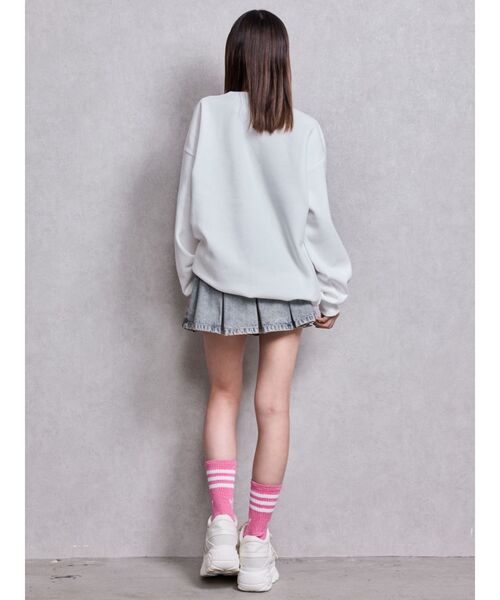 GYDA(ジェイダ)の「【WEB限定カラーあり】GY bijouスウェットプルオーバー(スウェット・レディース・ミント/その他3/ピンク/ブラック/オフホワイト・FREE)」の14枚目の写真