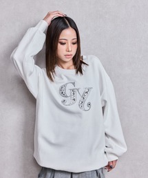 GYDA（ジェイダ）の「【WEB限定カラーあり】GY bijouスウェットプルオーバー（スウェット）」